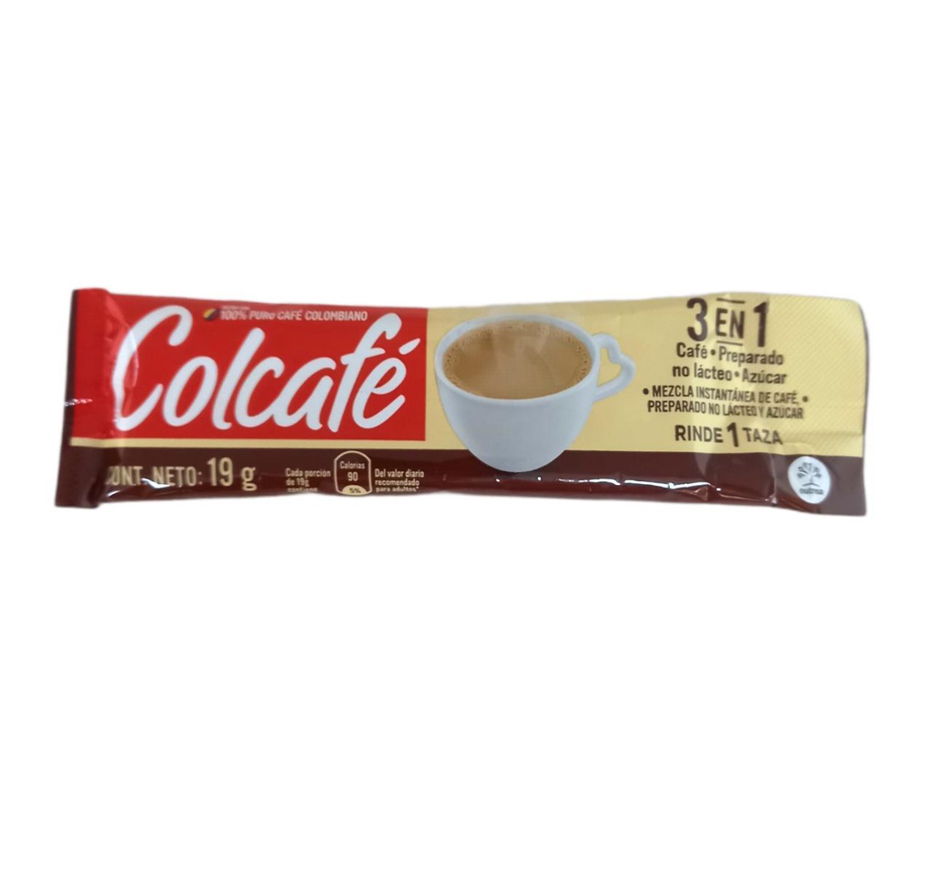 COLCAFE EN SOBRE 3 EN 1 19 GRA | Supermercado El Éxito